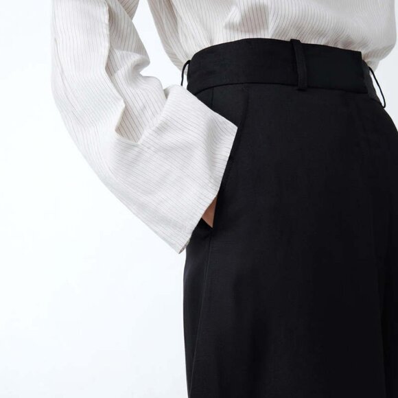 Studio Nicholson MYERS PANT - BLACK - Picture 3 of 7